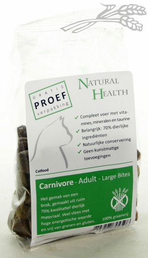 [NH450] Natural Health Cat Carnivore Large Bite Monster (8 x 100 gr.)
