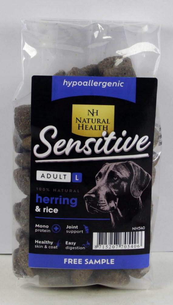 Natural Health Dog Fish & Rice Large Bite Monster