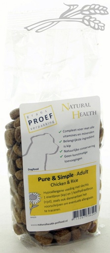 [NH620] Natural Health Dog Chicken & Rice Monster (8 x 150 gr.)