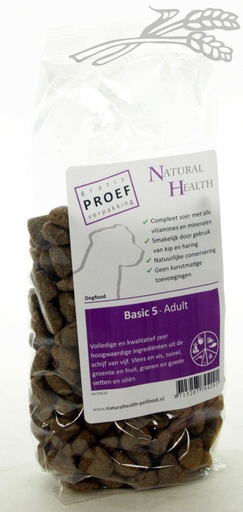 [NH70420] Natural Health Dog Basic 5 Monsters (8 x 150 gr.)
