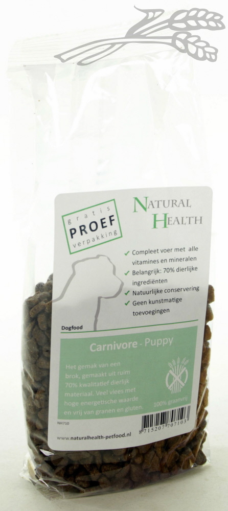 Natural Health Dog Carnivore Puppy Monsters