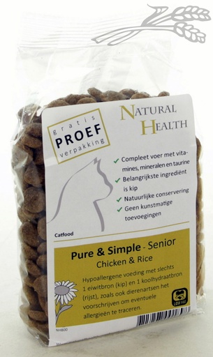 [NH800] Natural Health Cat Chicken Senior Monster (8 x 100 gr.)