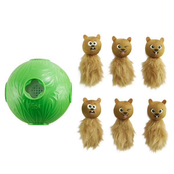 Nina Ottosson Dog Snuffle N Treat Ball Grn