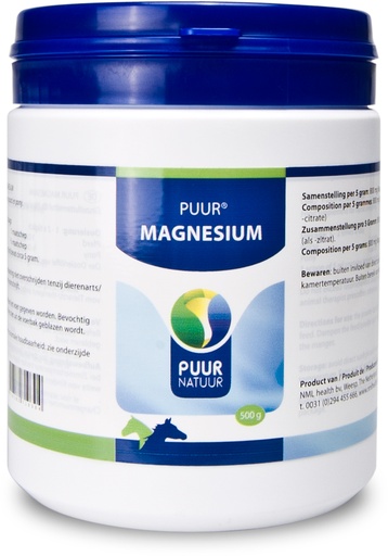 [PNMAGN1] Puur Magnesium Paard&Pony (500 gr.)