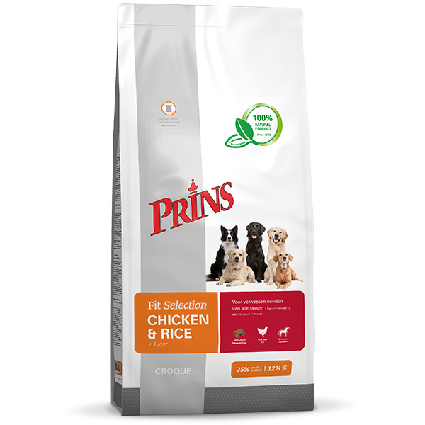 Prins Dog Fit Selection Chicken & Rice (14 kg.)