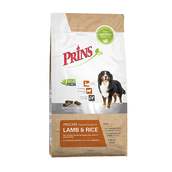 Prins Lamb & Rice Hypoallergic 20 kg.