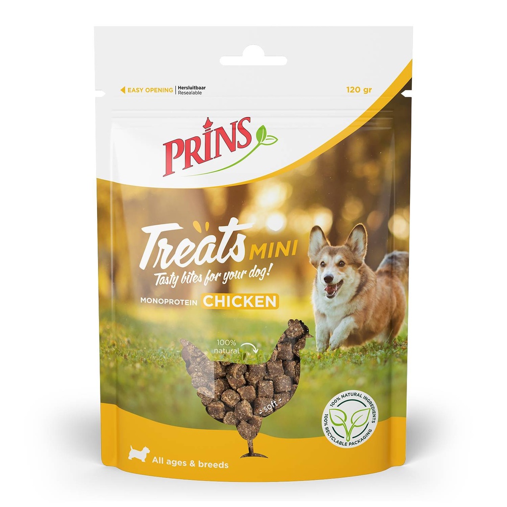Prins Dog Treats Chicken Mini (10 x 120 gr)