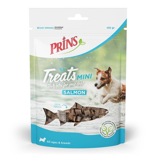 [PR33216] Prins Treats Dog Salmon Mini 10 x 120 gr.