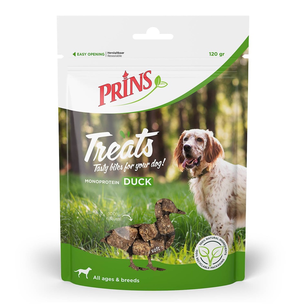 Prins Treats Dog Duck 10 x 120 gr.