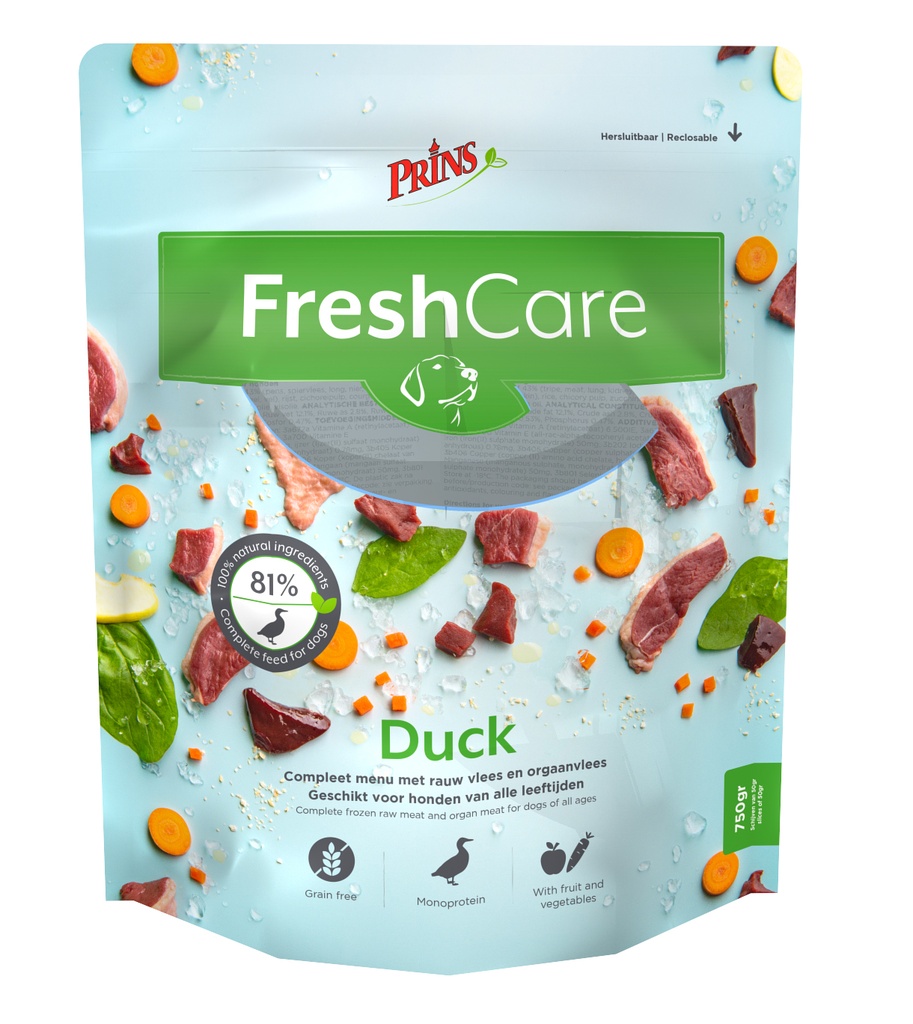 Prins Dog DV Freshcare Duck (8 x 750 gr.)