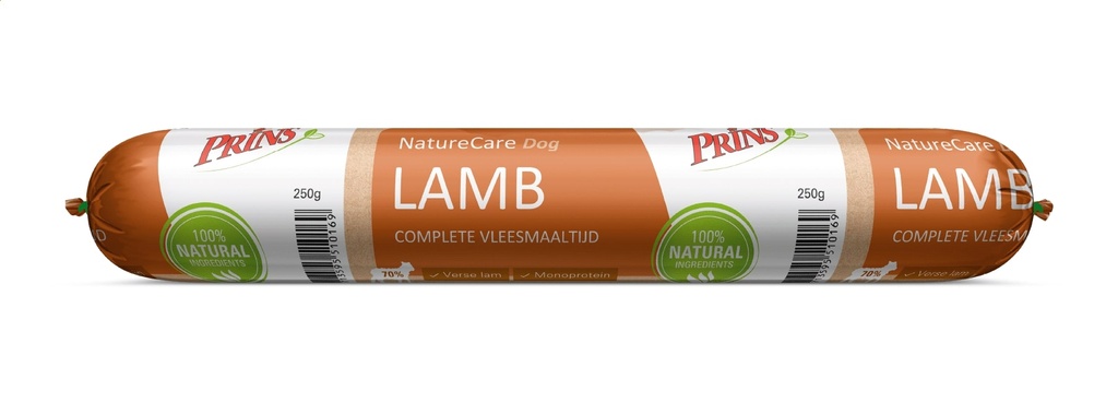 Prins NC Worst Lam/Rijst Hypoallergeen 12 x 250 gr.
