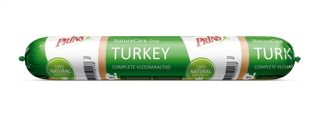 Prins Dog Worst Turkey (12 x 250 gr.)