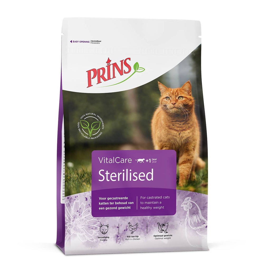 Prins Cat Sterilised 10 kg.