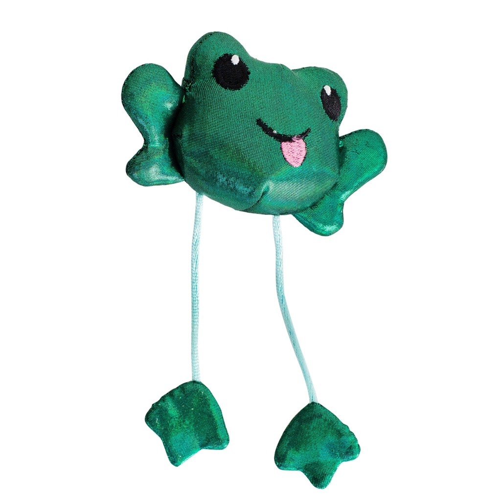 Toss N Dangle Frog Grn 1 st.