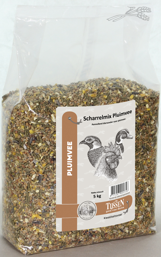 Tijssen Scharrelmix Pluimvee 5 kg.
