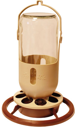 Voerautomaat Glazen Fles 1 st.