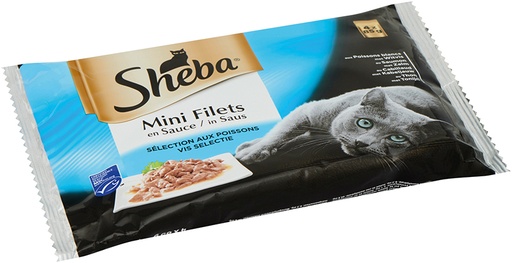 [QEMPF] Sheba MP4 Delice Vis Selectie Pouch 13 x 340 gr.