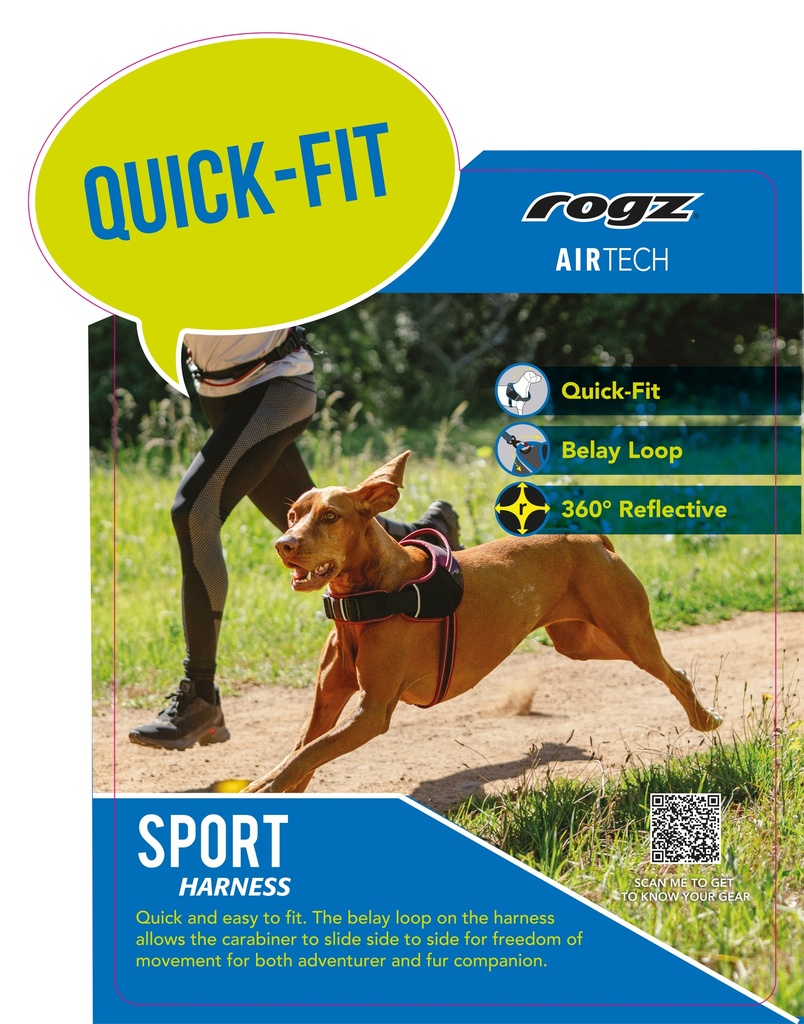 Rogz Display Sport Harness Call Out 1 st.