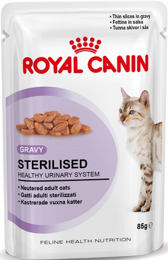 [RC396012] Royal Canin Pouch Sterilised Gravy (12 x 85 gr.)