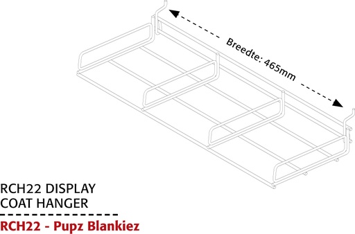 [RCH2206PZ] Rogz Coat Hanger Pupz Blankiez 1 st.