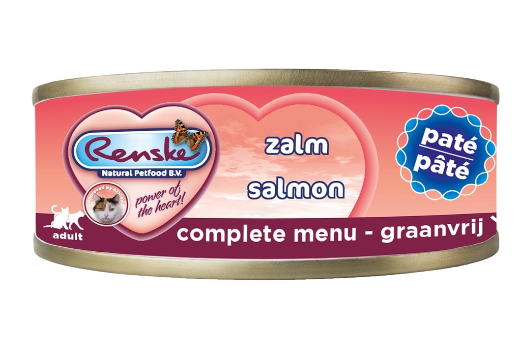 Renske Kat Blik Paté Zalm 24 x 70 gr.