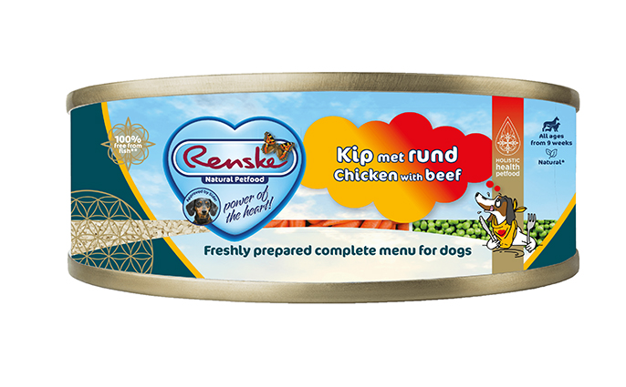Renske Hond Blik Kip Met Rund 24 x 95 gr.