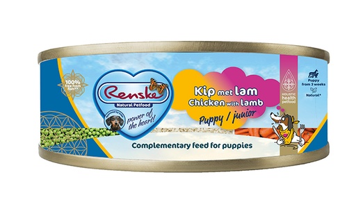 [REN24002] Renske Hond Blik Kip Met Lam 24 x 95 gr.