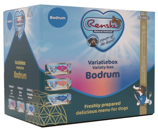 [REN24042] Renske Hond Variatiebox Bodrum (30 x 95 gr.)