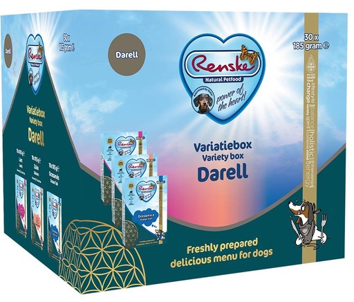 [REN24045] Renske Hond Variatiebox Darell (30 x 185 gr.)