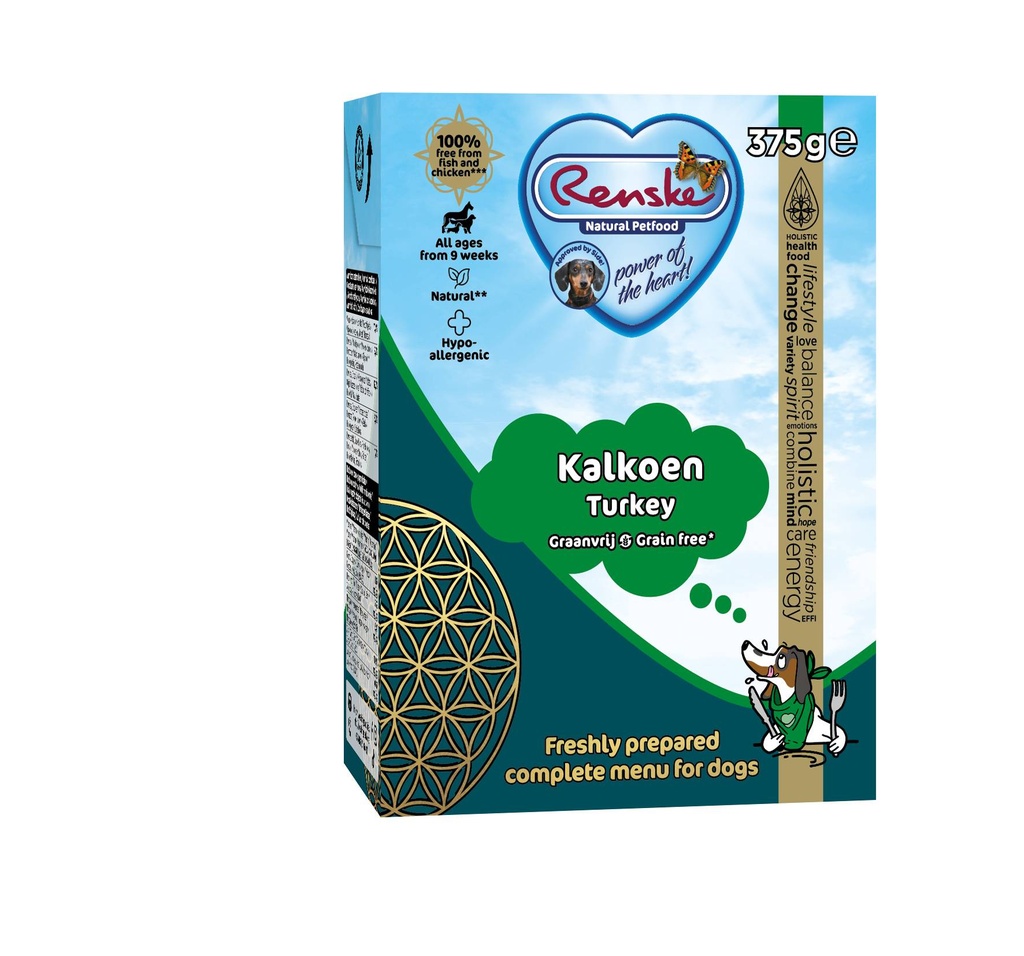 Renske Vers Tetra Kalkoen Graanvrij 12 x 375 gr.