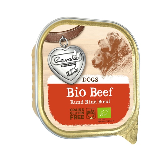 [REN565] Renske Hond Bio Rund 9 x 300 gr.