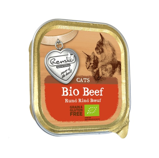 [REN575] Renske Kat Bio Kuipje Rund 19 x 85 gr.