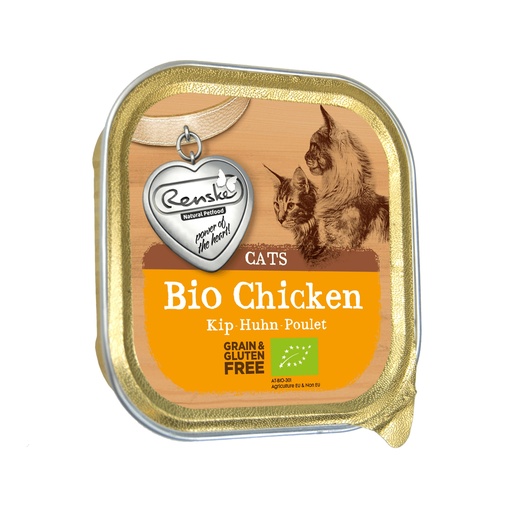 [REN576] Renske Kat Bio Kuipje Kip 19 x 85 gr.