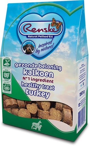 [REN722] Renske GB Hartjes Kalkoen 7 x 150 gr.