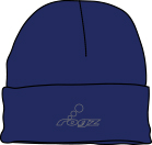 Rogz Promo Navy Blauw Fleece Beanie 1 st.