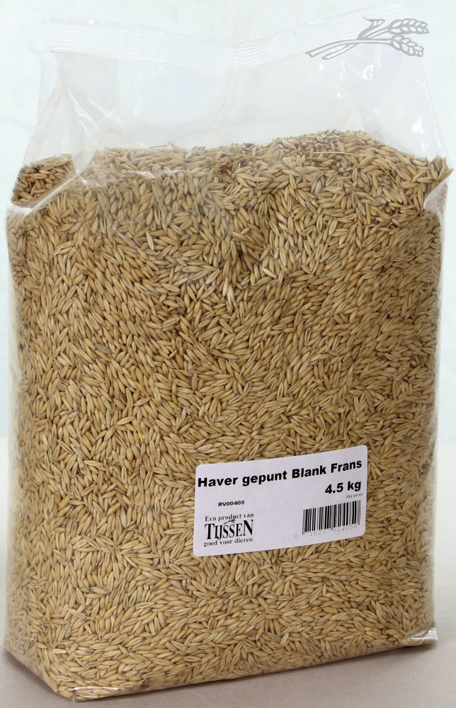 Tijssen Haver Gepunt Blank Frans 4,5 kg.