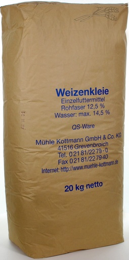 [RV020] Tijssen Zemelen Duits Weizen kleie 20 kg.