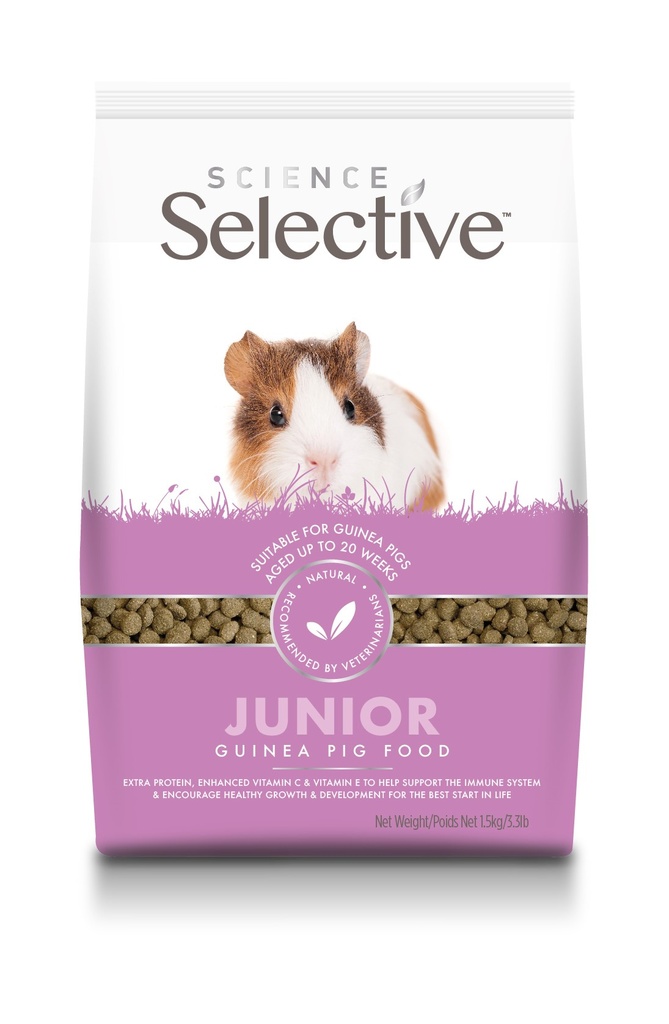 Selective Guinea Pig Junior 1,5 kg.