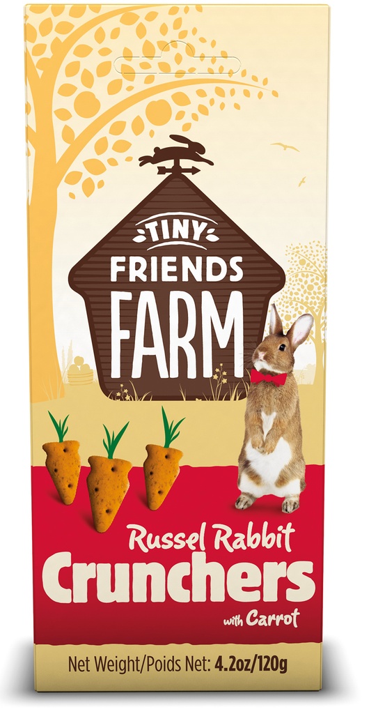 TFF Russel Crunchers with Carrot 8 x 120 gr.