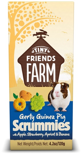 [S008113] TFF Gerty Scrummies with Apple, Strawberry, Apricot & 8 x 120 gr.