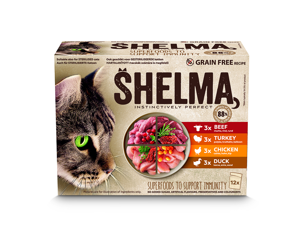 Shelma Pouch Fillets Meaty Selection (4 x 12 x 85 gr.)