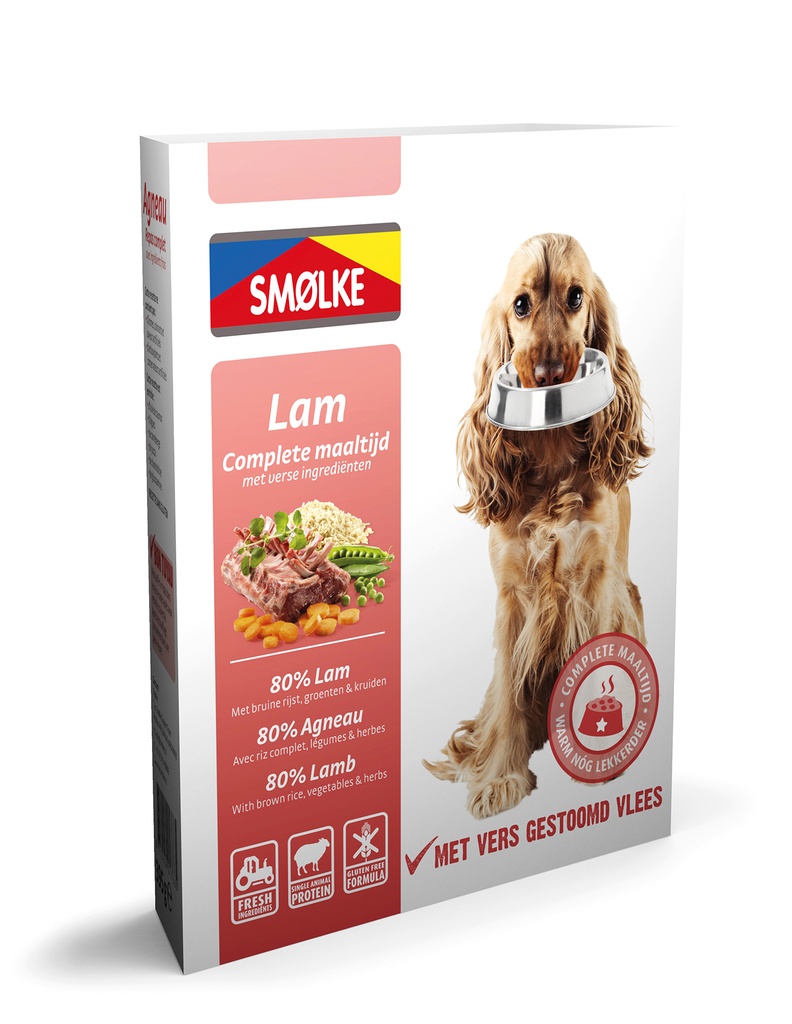 Smolke Vers Gestoomd Lam 10 x 395 gr.