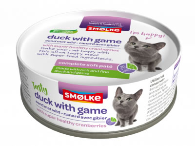 Smolke Soft Paté Kat Eend 24 x 80 gr.
