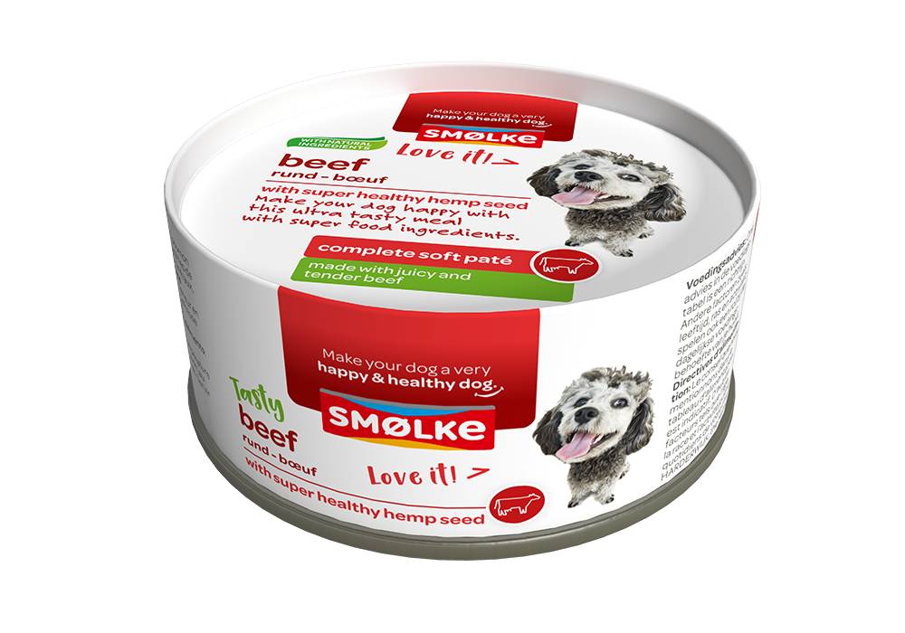 Smolke Soft Paté Hond Rund 24 x 125 gr.