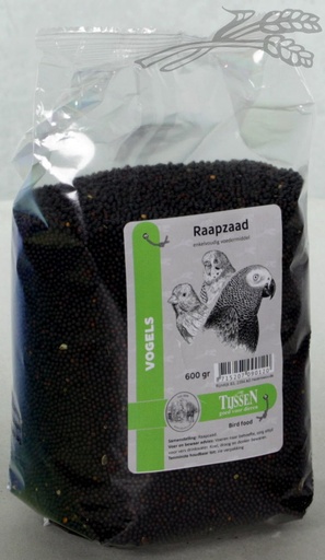 [T09012] Tijssen Raapzaad 600 gr.