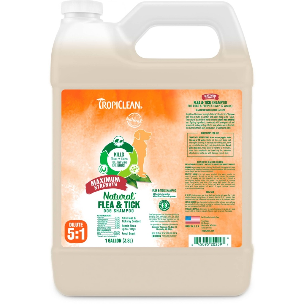 Flea & Tick Jerrycan Max Strength 3,8 ltr.