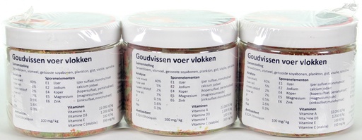 [TM64017] Goudvissen vlokken 3 x 200 ml.
