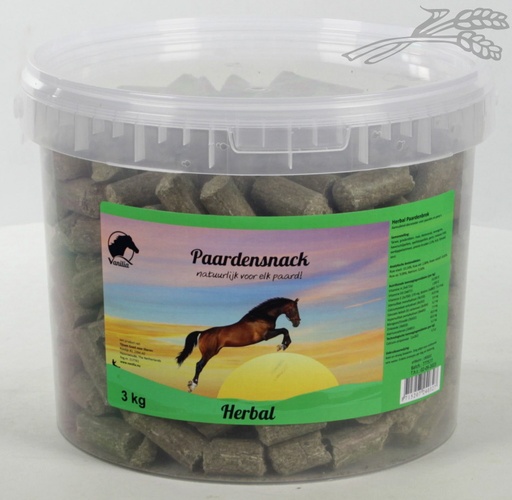 [UK0032] Vanilia Paardenbrok Herbal 3 kg.