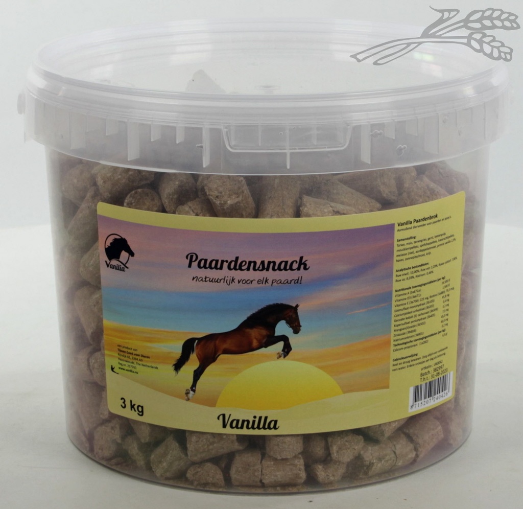 Vanilia Paardenbrok Vanilla 3 kg.