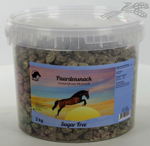 [UK0092] Vanilia Paardenbrok Sugar free 2 kg.